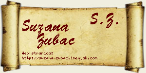 Suzana Zubac vizit kartica